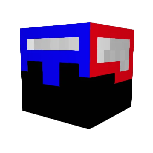 alfredo75 Minecraft avatar head, 3D render