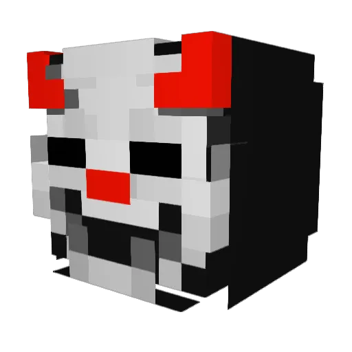 alfsel Minecraft avatar head, 3D render
