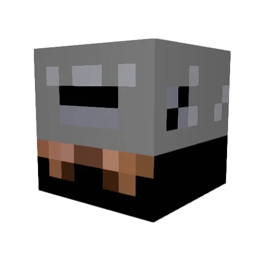 alfsito Minecraft avatar head, 3D render