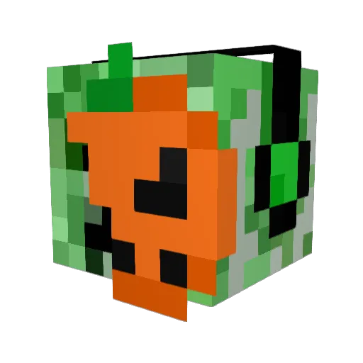 algplg Minecraft avatar head, 3D render