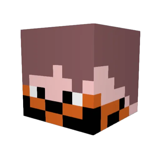 alguem_ai Minecraft avatar head, 3D render