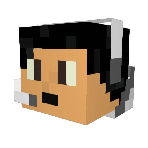 alhosani33 Minecraft avatar head, 3D render