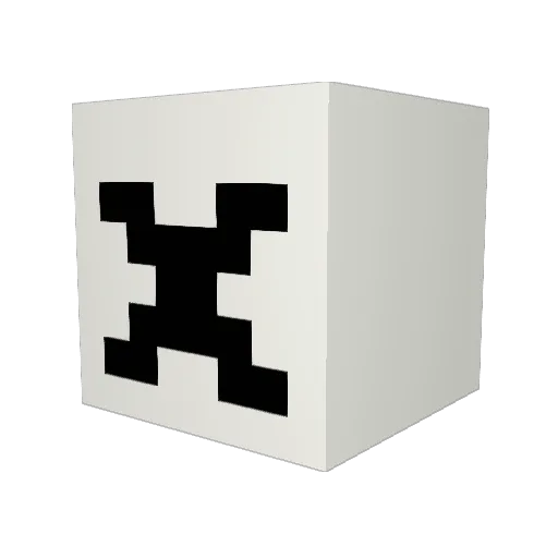 ali0xz Minecraft avatar head, 3D render