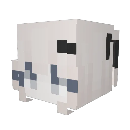 ali5a Minecraft avatar head, 3D render
