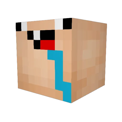 ali_lrad Minecraft avatar head, 3D render