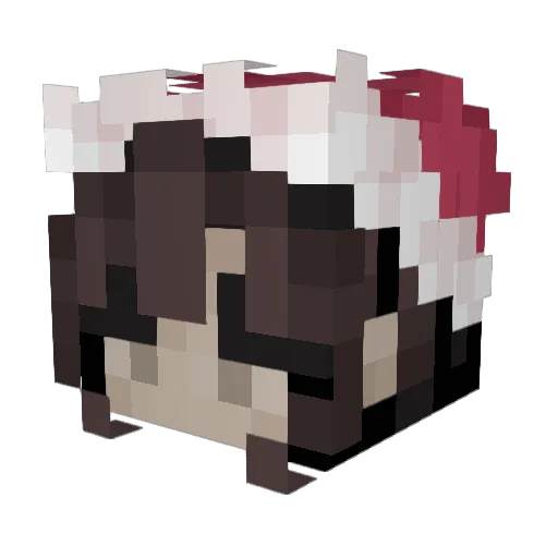 alianalol Minecraft avatar head, 3D render
