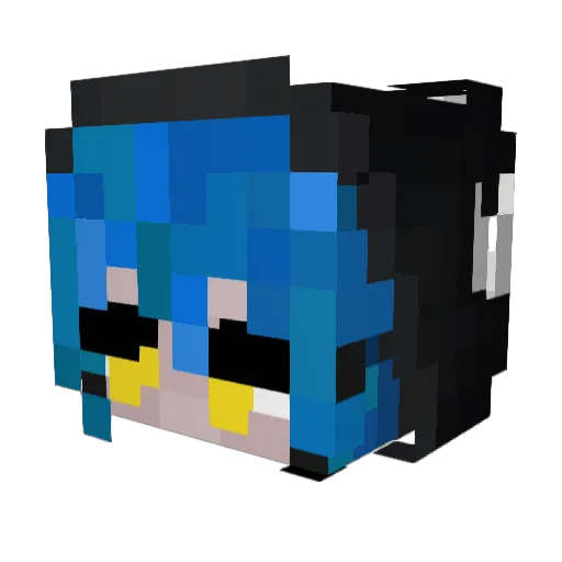 alianatz1 Minecraft avatar head, 3D render