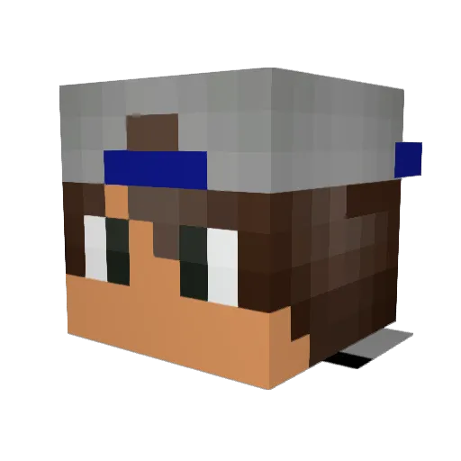 alibombali2001 Minecraft avatar head, 3D render