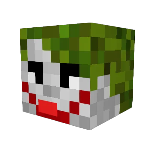 alicanavcuoglu Minecraft avatar head, 3D render