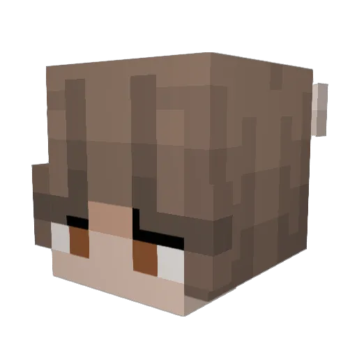 alice4254 Minecraft avatar head, 3D render