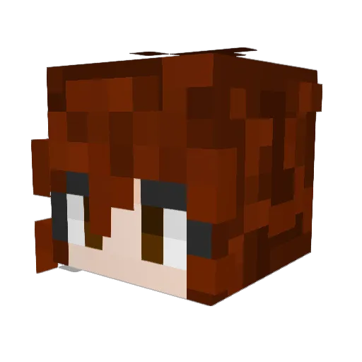 alice4388 Minecraft avatar head, 3D render
