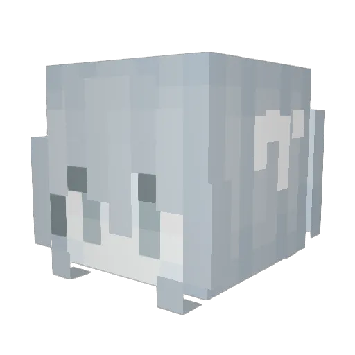 alice4k Minecraft avatar head, 3D render