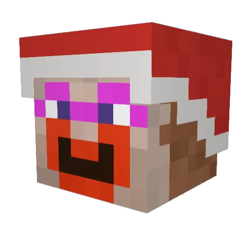 alice_dt Minecraft avatar head, 3D render