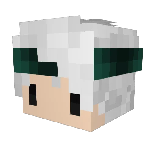 alice_mt Minecraft avatar head, 3D render
