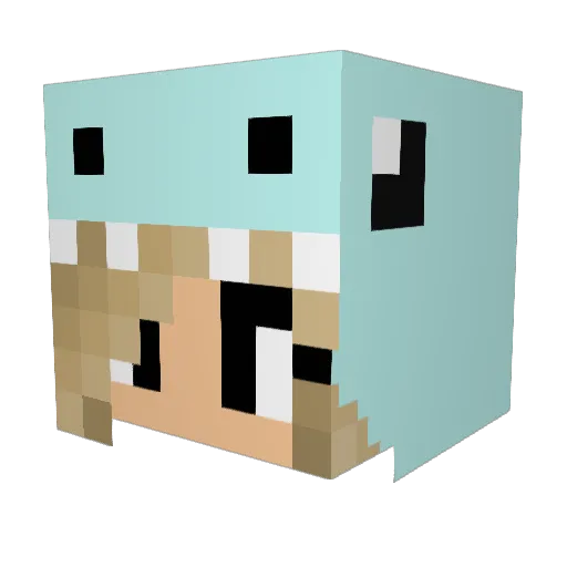 alicebrallis03 Minecraft avatar head, 3D render