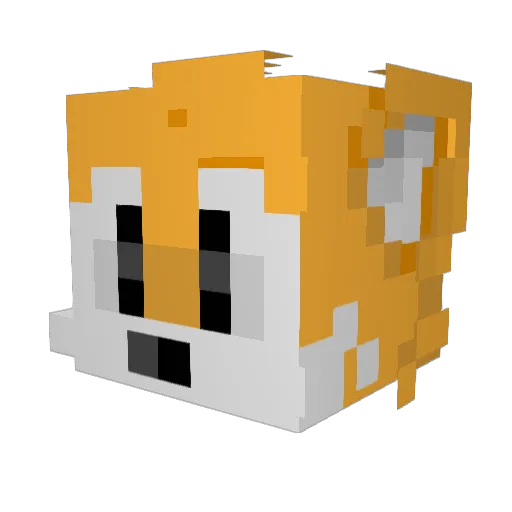alicethegoat Minecraft avatar head, 3D render
