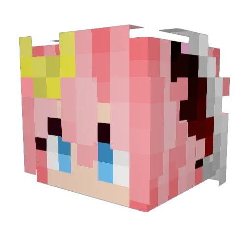 alico12315 Minecraft avatar head, 3D render
