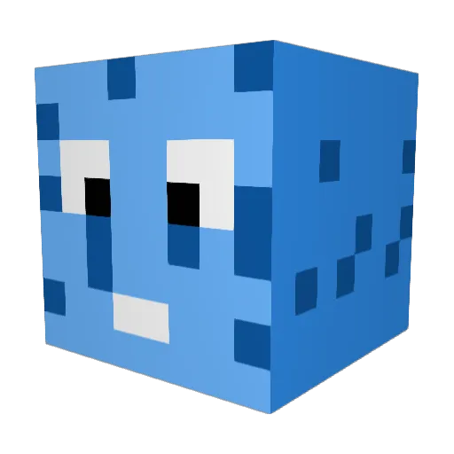 alienarmz Minecraft avatar head, 3D render