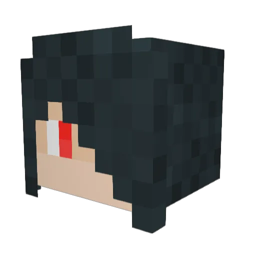 alienkiller832 Minecraft avatar head, 3D render