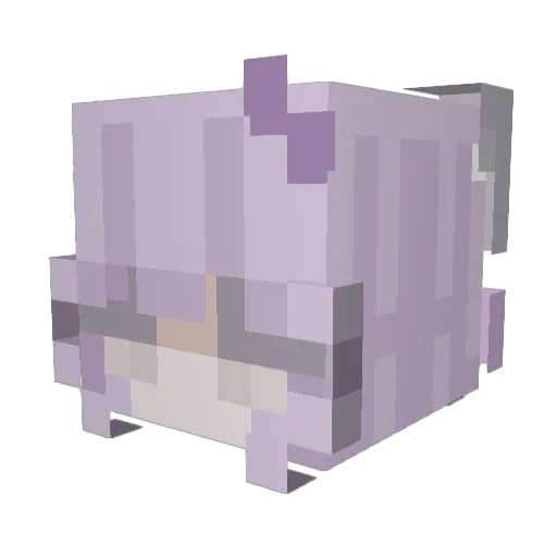 alienormyqueen Minecraft avatar head, 3D render