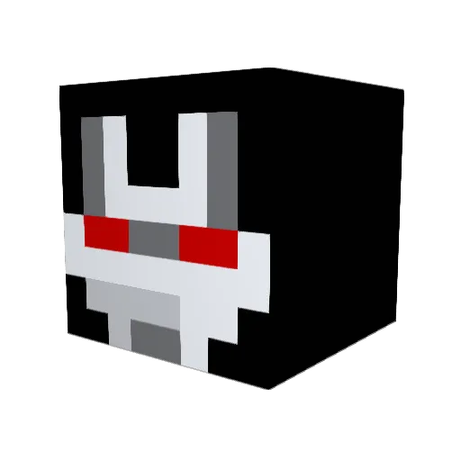 alienware_gamer Minecraft avatar head, 3D render