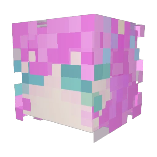 aliflaliq Minecraft avatar head, 3D render