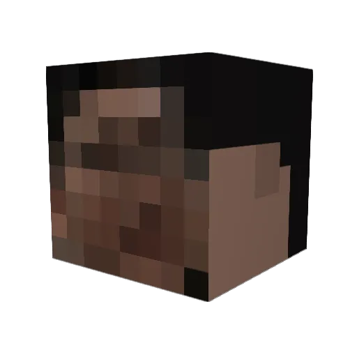 aligaduo44 Minecraft avatar head, 3D render