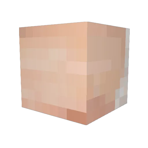alihanbbc Minecraft avatar head, 3D render