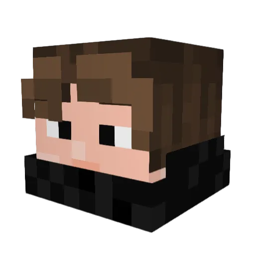 aliii77 Minecraft avatar head, 3D render