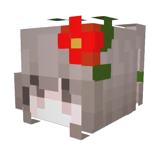 aliinsik Minecraft avatar head, 3D render