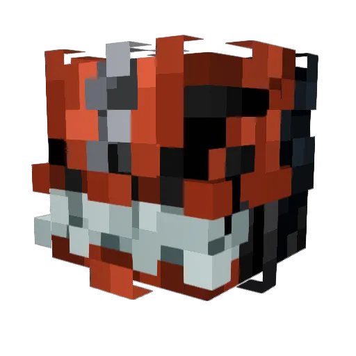 aliisucks Minecraft avatar head, 3D render