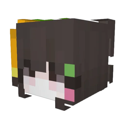 alilsmt Minecraft avatar head, 3D render