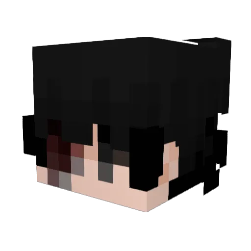 alimondcake Minecraft avatar head, 3D render