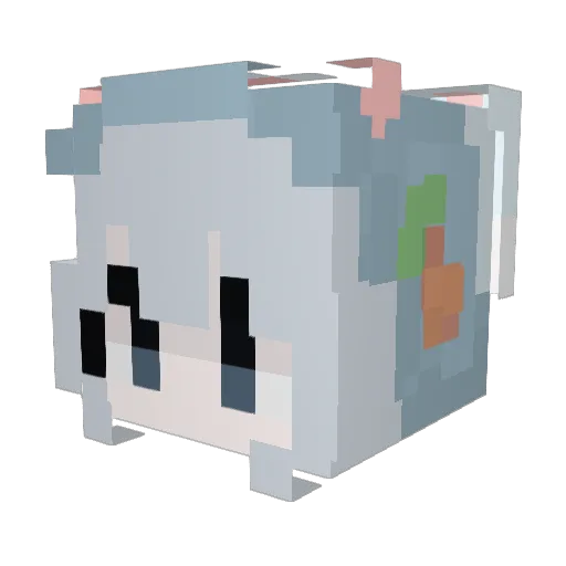 alincwm Minecraft avatar head, 3D render