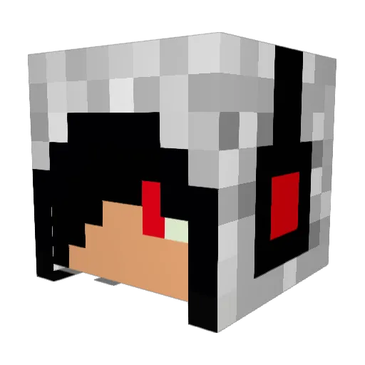 alio900 Minecraft avatar head, 3D render