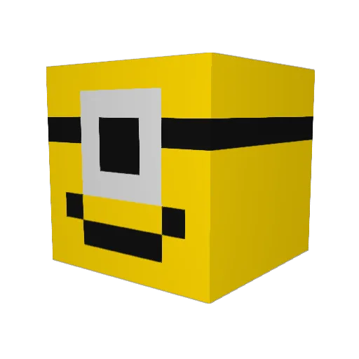 aliou6064 Minecraft avatar head, 3D render