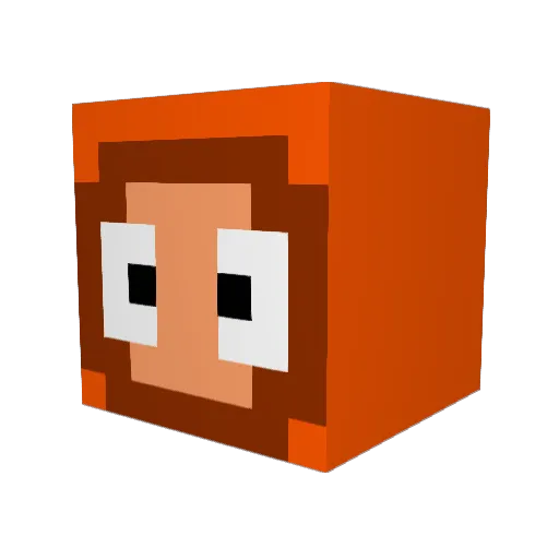 alisal3h Minecraft avatar head, 3D render