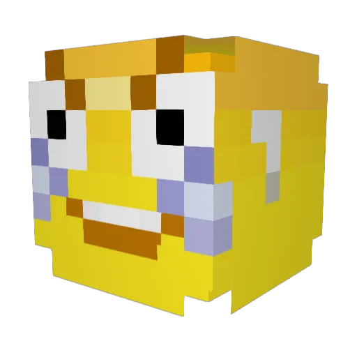 alissbiss2 Minecraft avatar head, 3D render