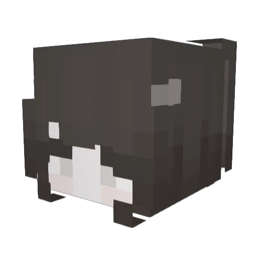 alisuela Minecraft avatar head, 3D render