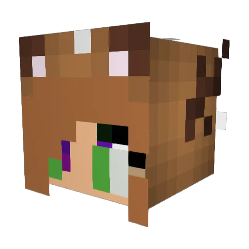 alithug21 Minecraft avatar head, 3D render