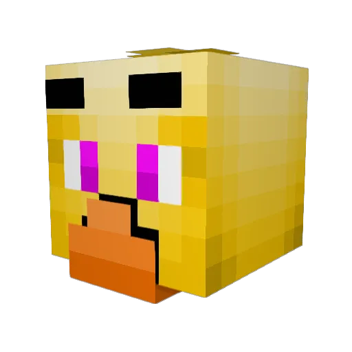 alittletrauma Minecraft avatar head, 3D render
