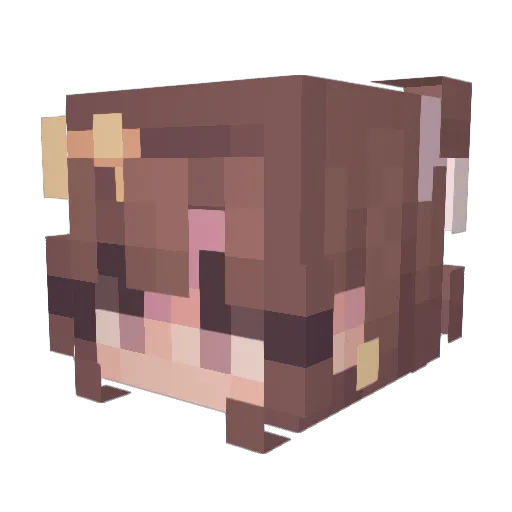 alix4u Minecraft avatar head, 3D render