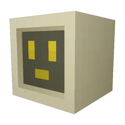alixbonniot Minecraft avatar head, 3D render