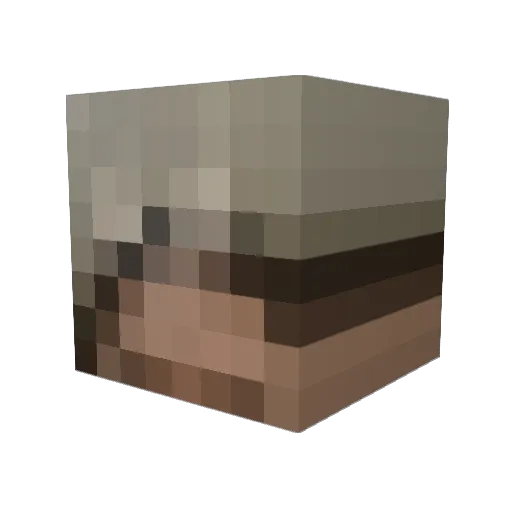 alixrd Minecraft avatar head, 3D render