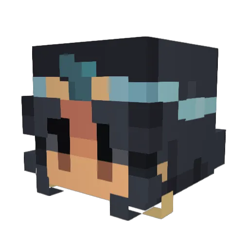 aliyah786 Minecraft avatar head, 3D render