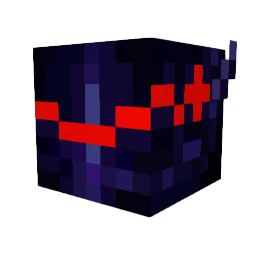 alkaious Minecraft avatar head, 3D render