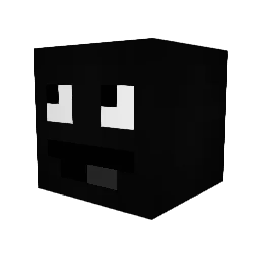 alkoholikkkk Minecraft avatar head, 3D render