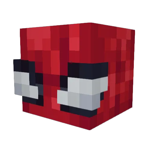 alktkot Minecraft avatar head, 3D render