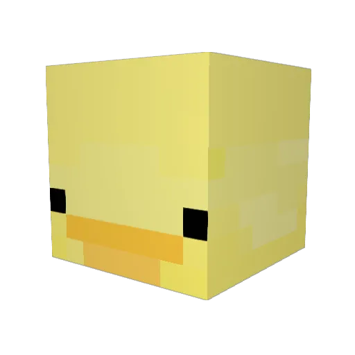 alkurai Minecraft avatar head, 3D render