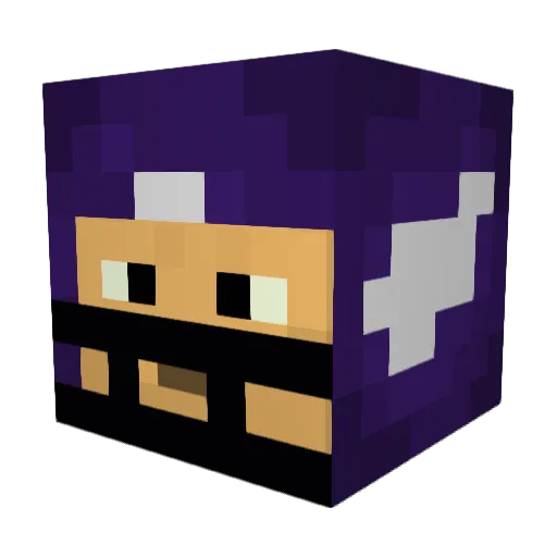 all41and14all Minecraft avatar head, 3D render